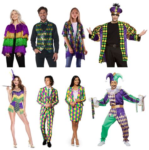 mardi gras themed attire